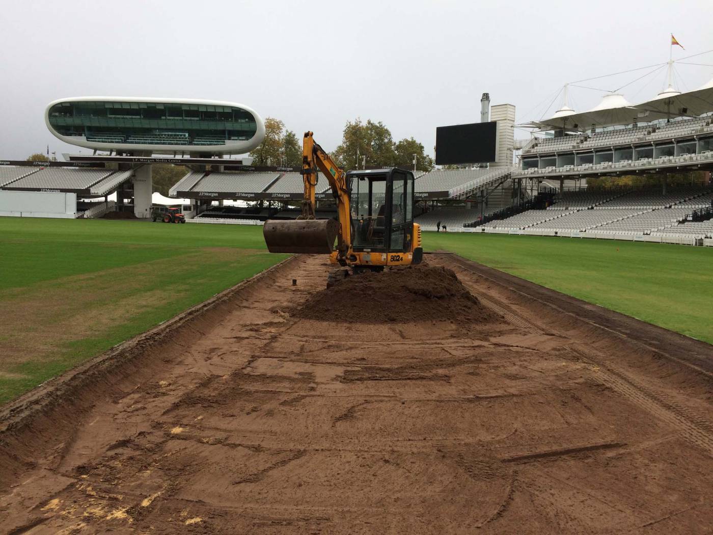 Lords Cricket Ground Pitch Construction