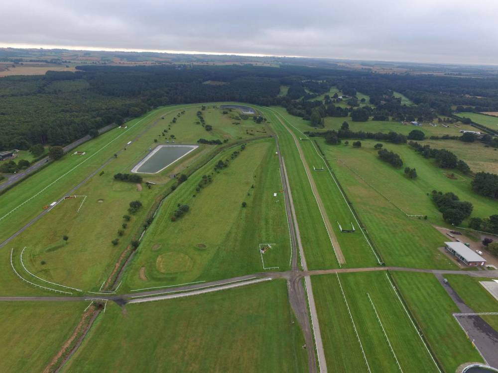 Market Rasen Racecourse Sand Spreading