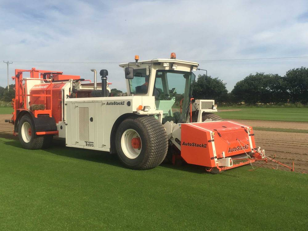 Trebro Stackit Trebro Autostack II Turf Harvester for Sale | Fineturf